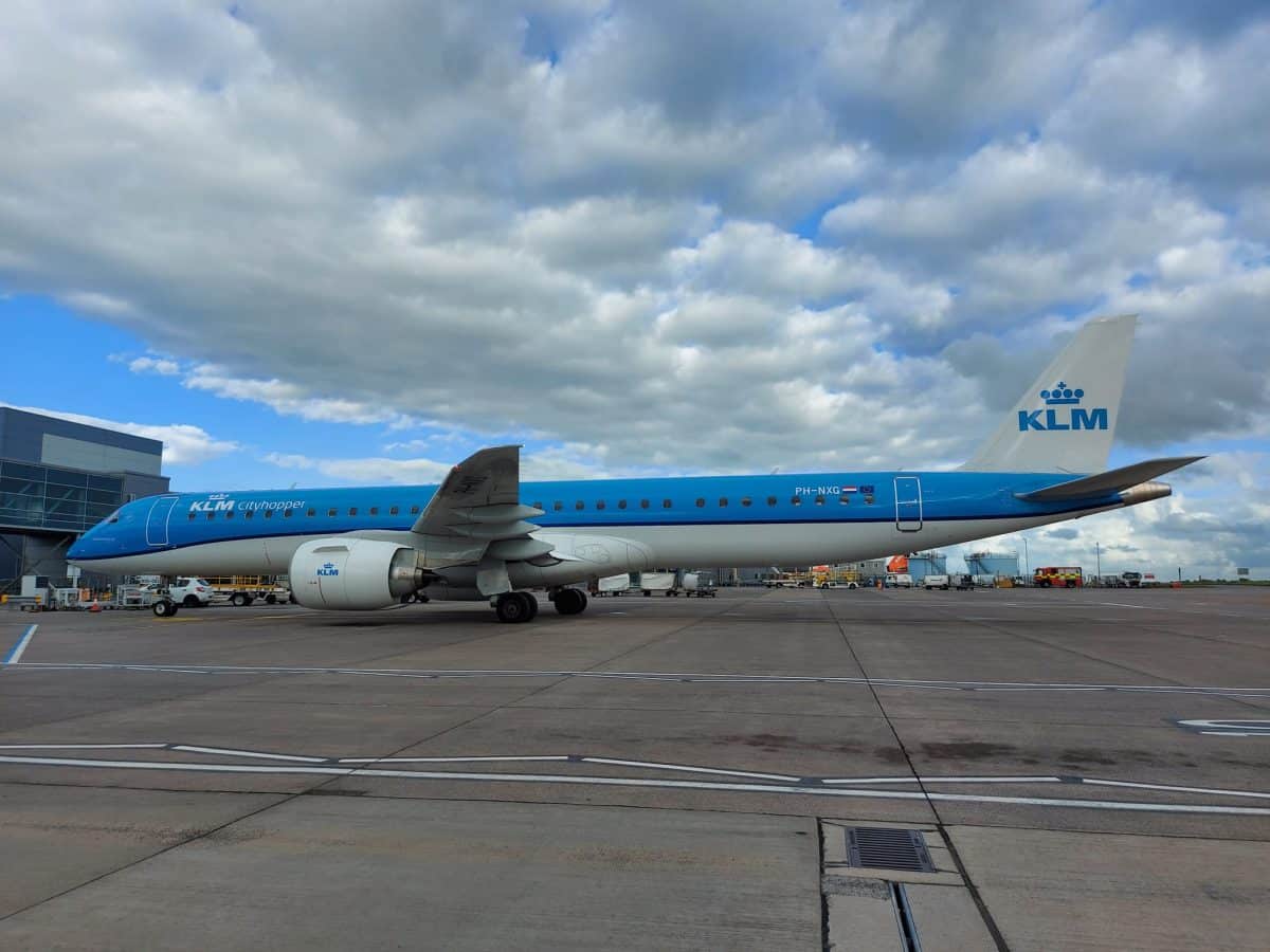 First KLM Cityhopper Embraer E195 E2 arrives at Bristol Airport - Fresh ...