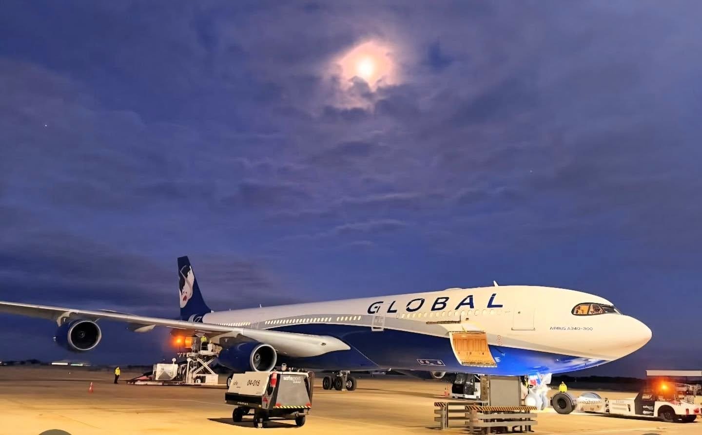 Leaf A340 receives Global Airlines livery - Fresh Aviation